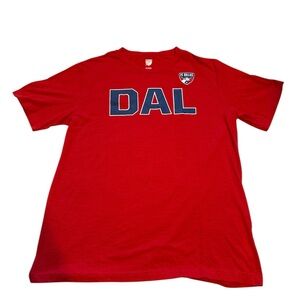 FC Dallas MLS Soccer T-Shirt Men’s XL Red DAL Graphic Tee Official MLS NWT